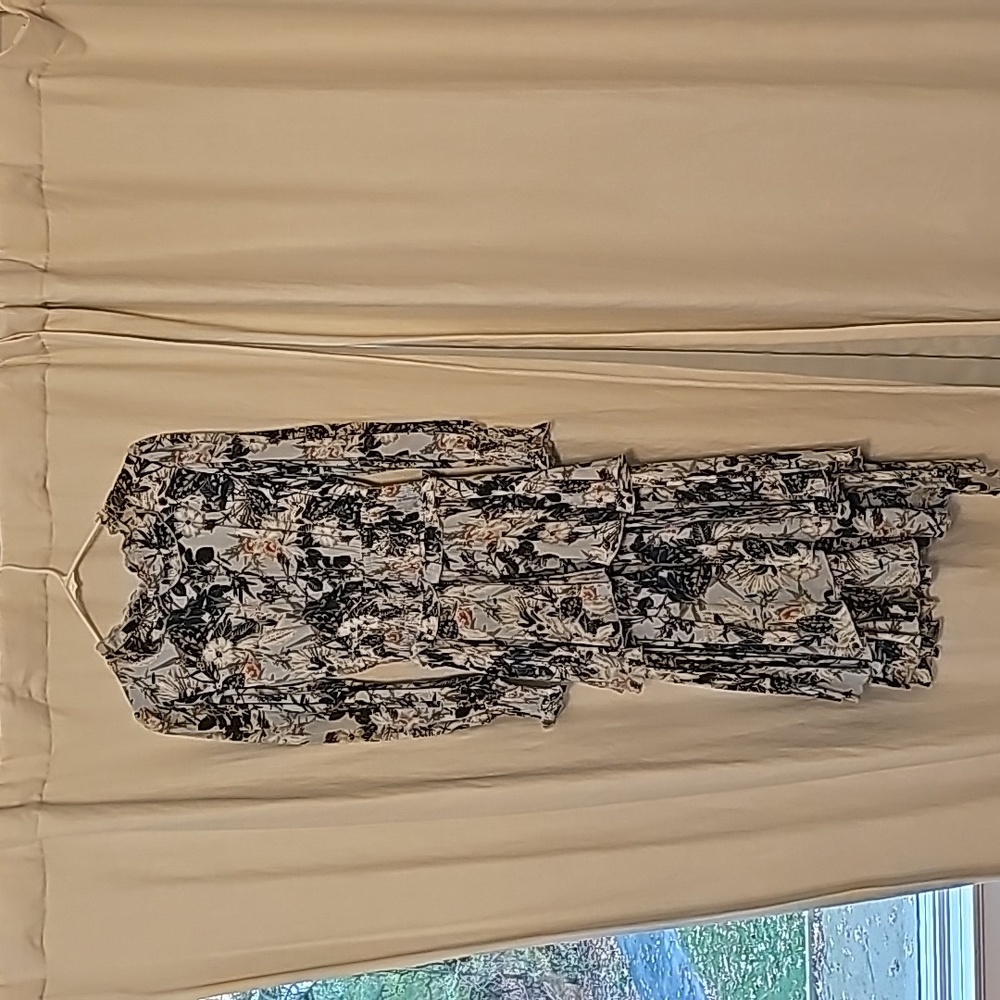 Ketz-Ke Pale Blue Ruffle Dress